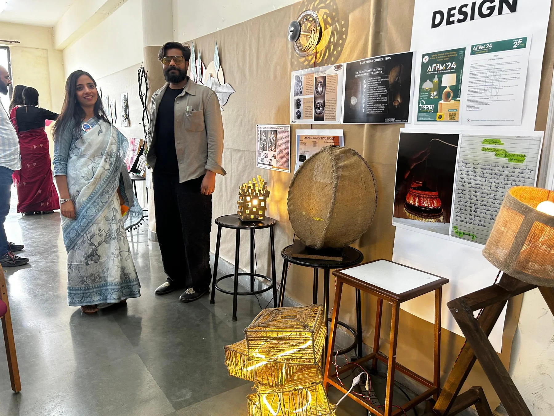 Architects Valley participating in a professional design exhibition