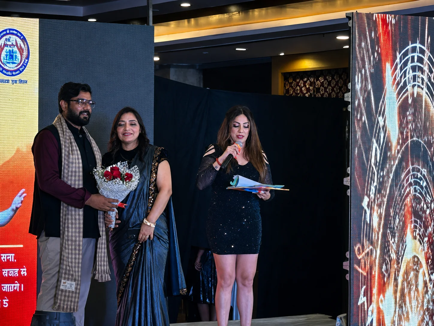 Professional felicitation at an architecture and design gathering