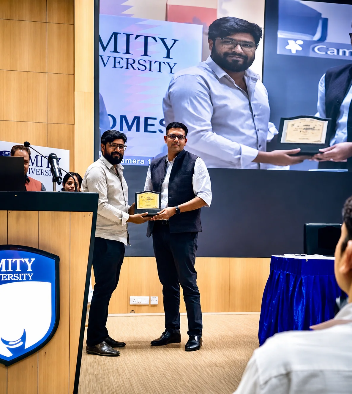 Recognition at a university architecture forum